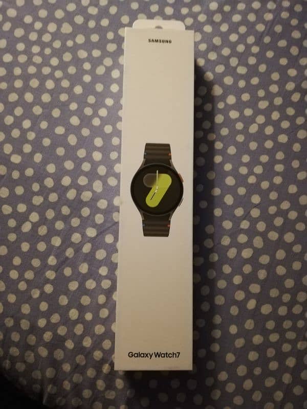 Samsung galaxy watch 7 44mm green pin pack box 0