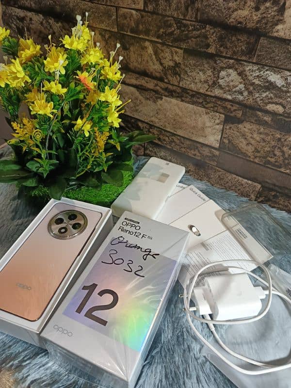 oppo Reno 12F 5G box open just 1.5 Used 4