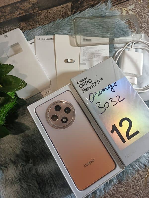 oppo Reno 12F 5G box open just 1.5 Used 5