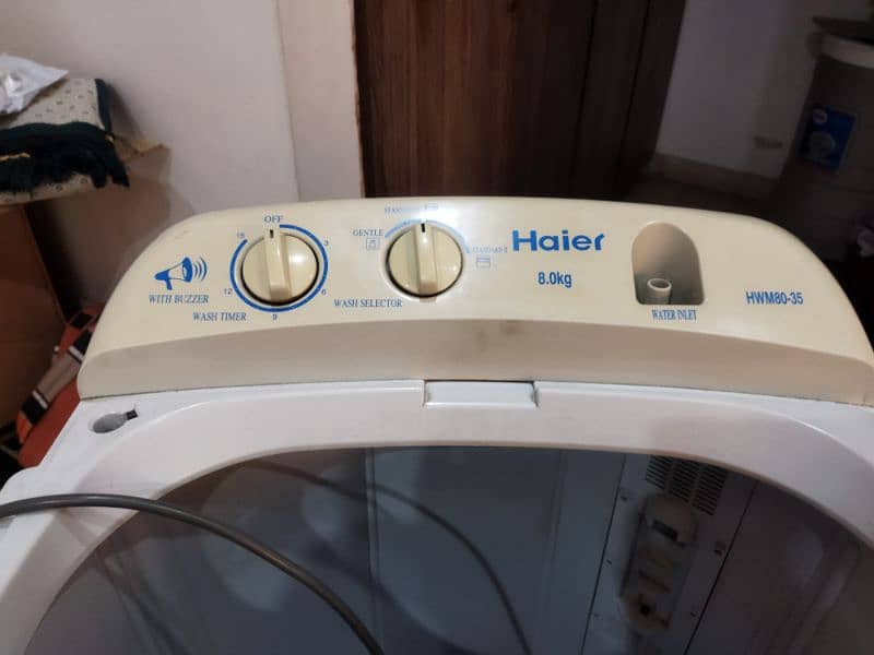 Haier washing machine 3