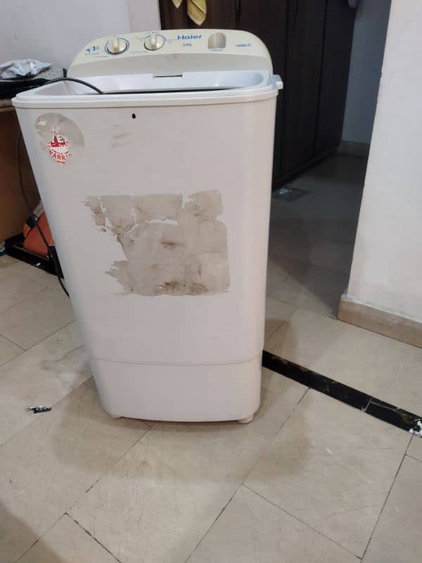 Haier washing machine 4