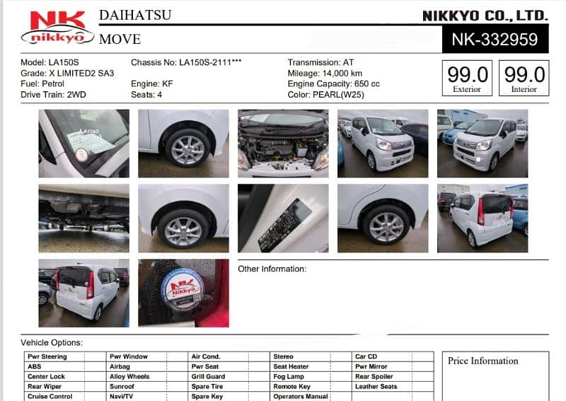 Daihatsu Move X Limited LSA3 1