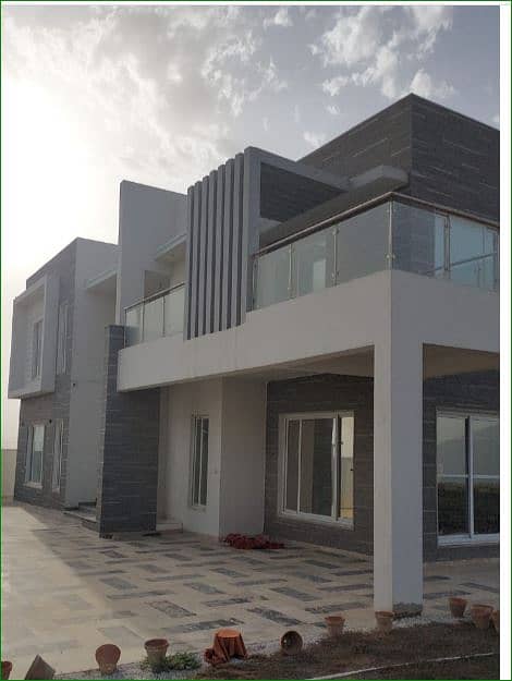 p7 semi furnished villa 2100 sqaure yard corner available for rent in bahria town karachi 03069067141 2