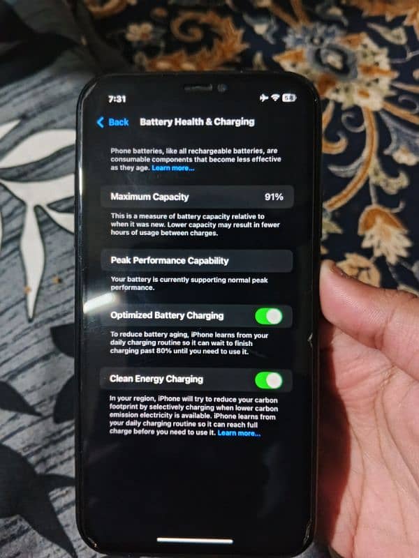 I PHONE XR 128 GB/ BYPASS , 91 HEALTH. 5