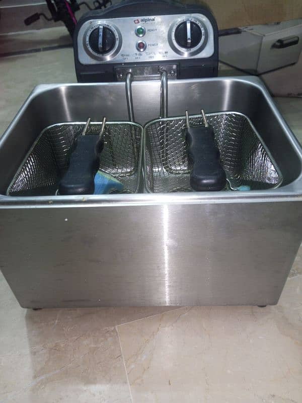 alpina electric double basket deep fryer 2