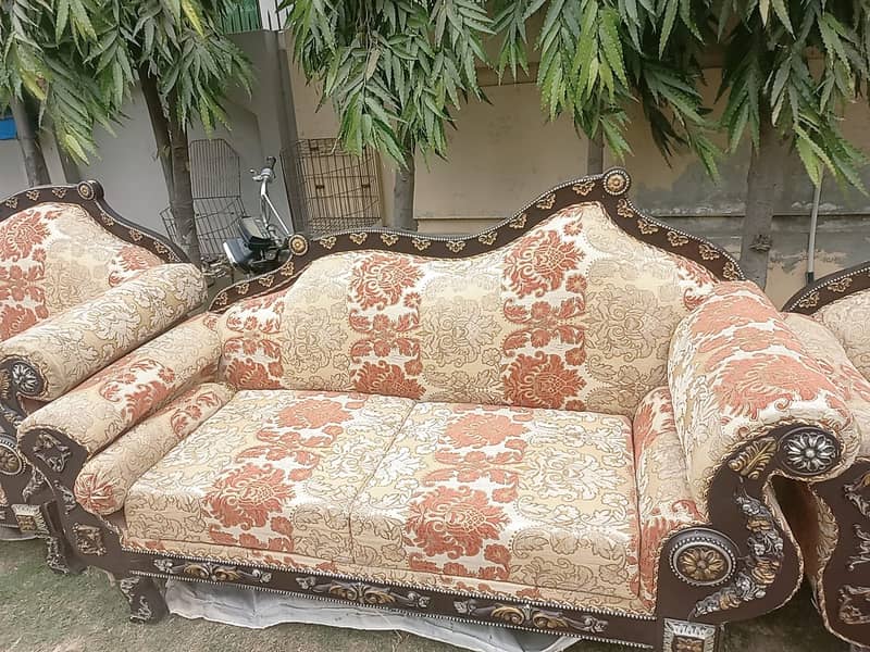 6 seater used sofa set for sale 1