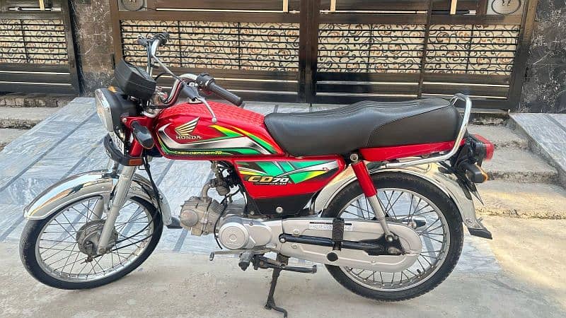 Honda CD 70 Model 2022 Lush Condition 1