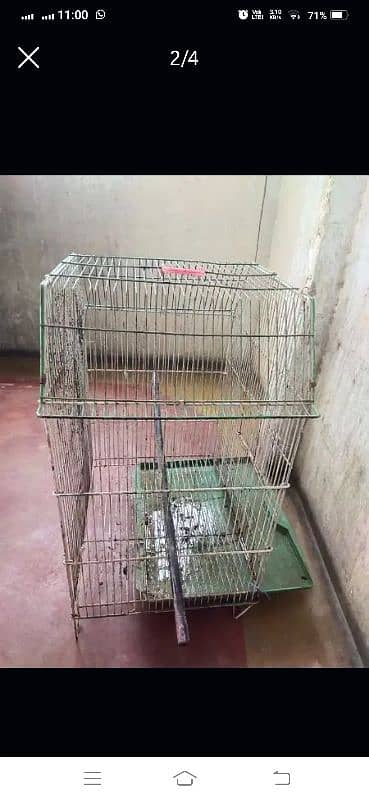 Parrot Cage For Sale in Good Condition 0