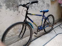 kids bicycle blue and black colour