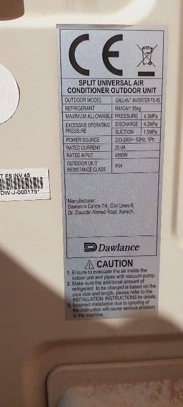 Dawlance Standing Heat and Cool AC | In Warranty 13