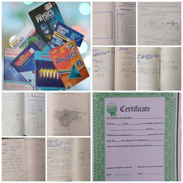 Matric Practical Notebooks Checked and Unchecked for all Punjab 0