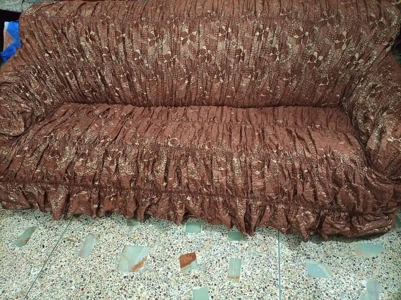 5 Seater Sofa Set with New Covers 0