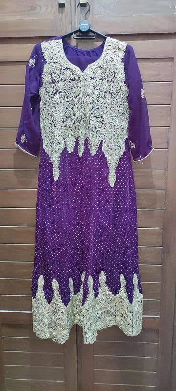 Purple Wedding Dress 0