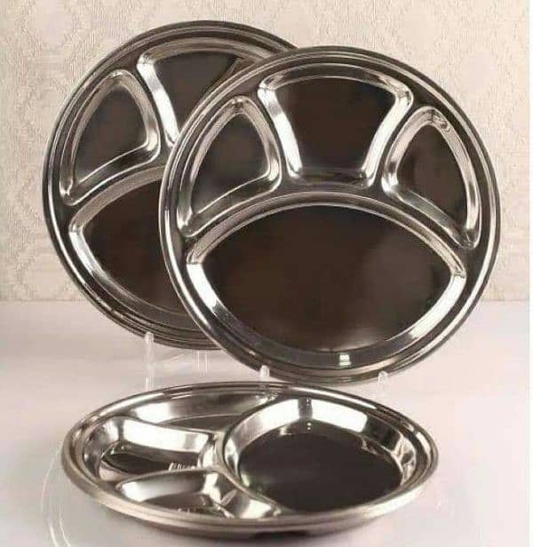 serving platter stainless steel burger shwerma buffet hotelware 1