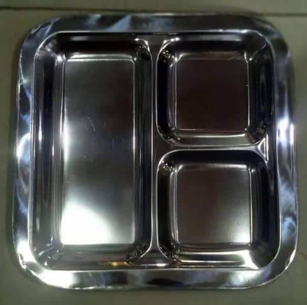 serving platter stainless steel burger shwerma buffet hotelware 3