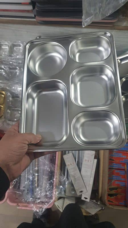 serving platter stainless steel burger shwerma buffet hotelware 5