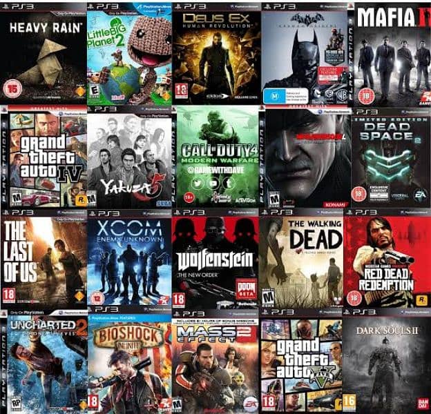 Ps3 games in 200 0