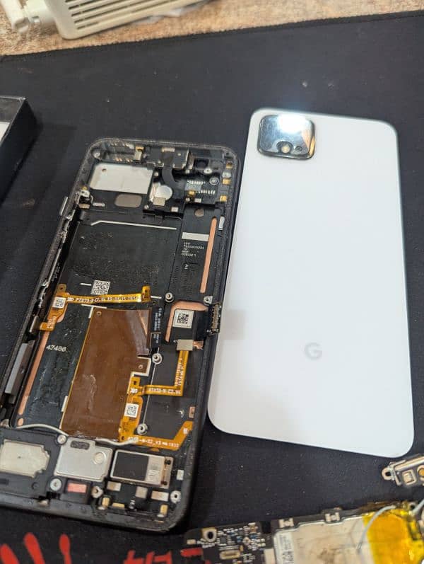 pixel 5 camera battery and pixel 4 back 2