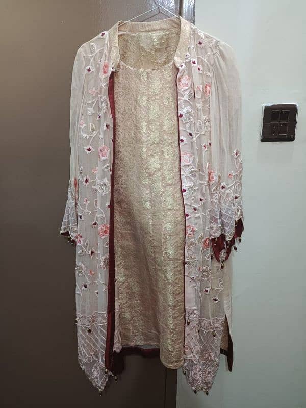Gown with trouser 1