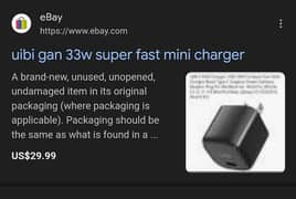 Super Fast 33w Charger American C to C