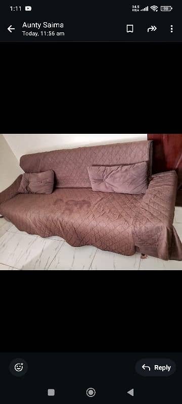 original molty foam sofa bed 0