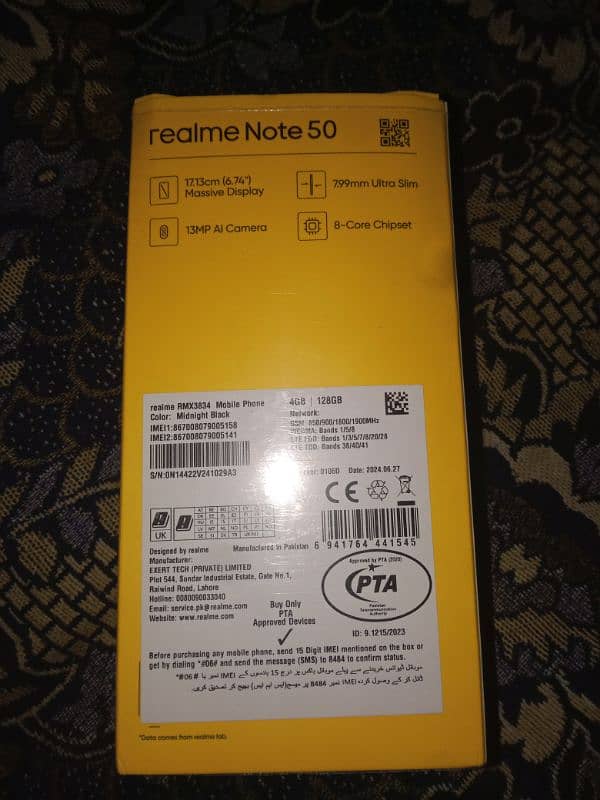 Realme Note 50. +4/128 2