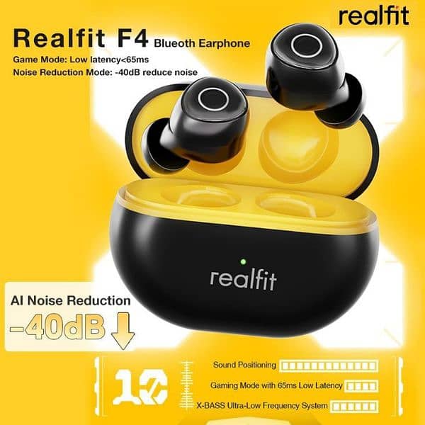 Realfit Earbuds F3 And F4 0