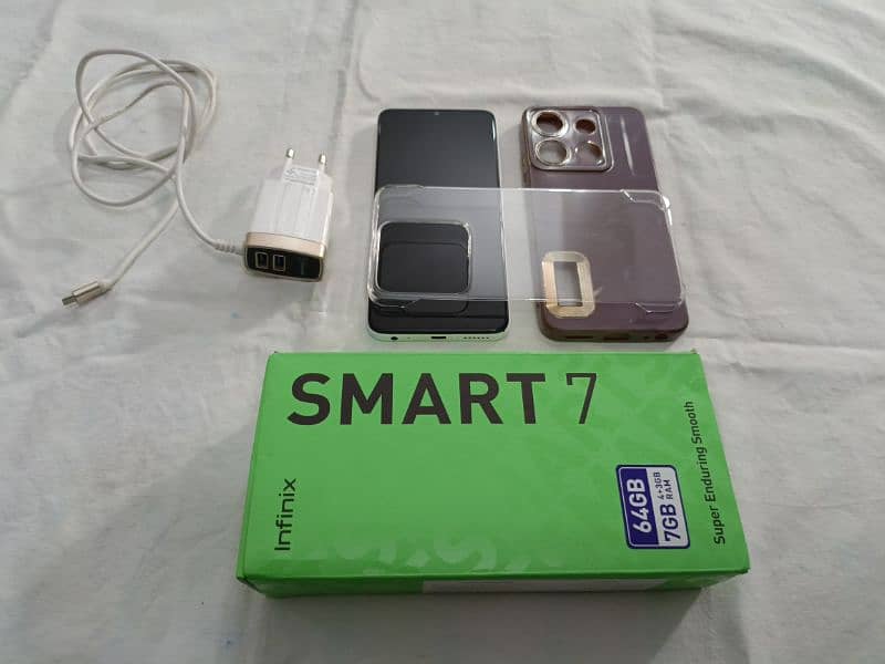 Infinix Smart 7 HD White Sealed piece No fault 7