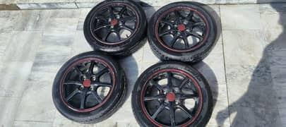 14 inch rims with tyre like new