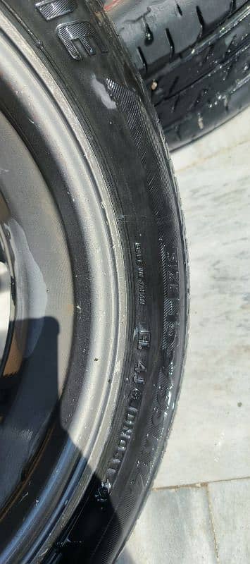 14 inch rims with tyre like new 5