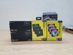 Corsair RX120 Max RGB and RX120 Black Fan Packs