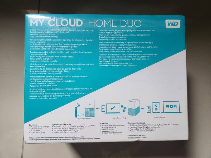 WD MY HOME CLOUD DUO - 12TB 1