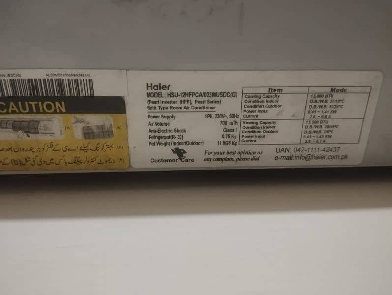 hair Full DC Inverter AC Total genon condition 100 percent OK 0