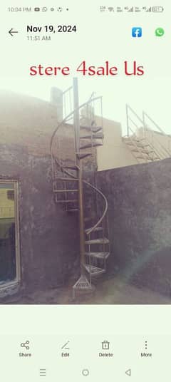 iron stairs