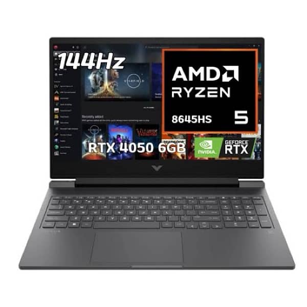 HP Victus Ryzen 5 8645HS RTX 4050 Rendering Gaming  laptop 0