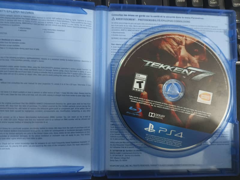 Tekken 7 PS4 disk game new 2