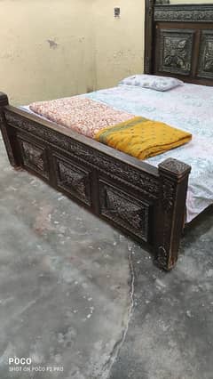 Bed and dressing table