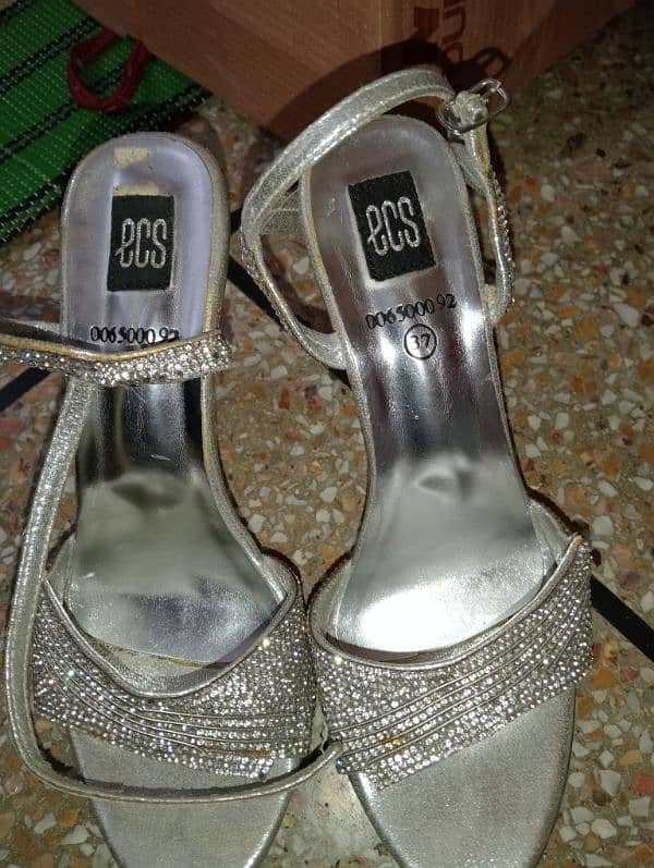 Height Heel Silver color 4