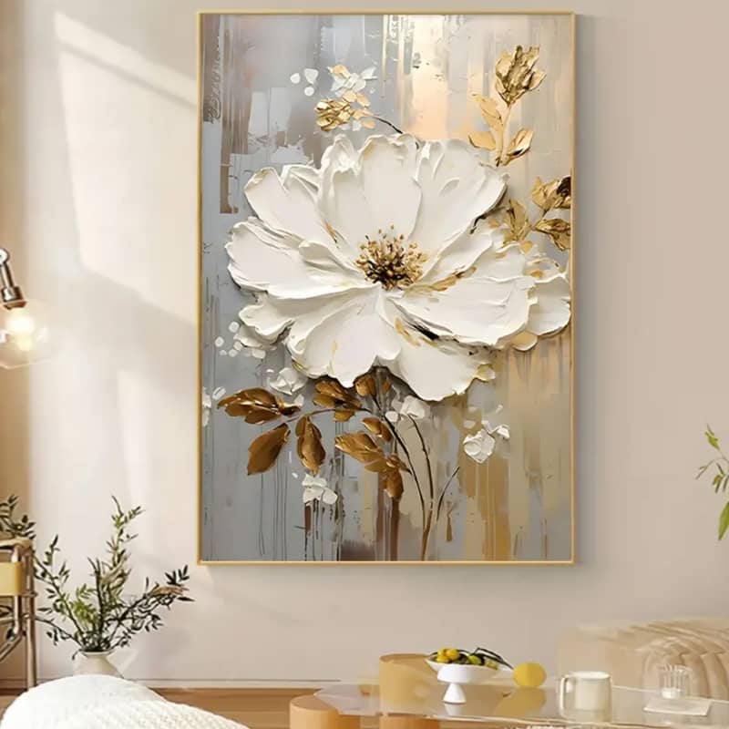 Handmade Floral Wall Hanging 3D Design 0