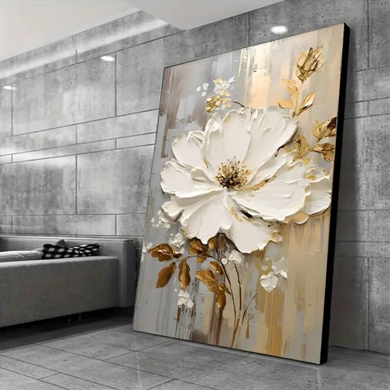 Handmade Floral Wall Hanging 3D Design 5