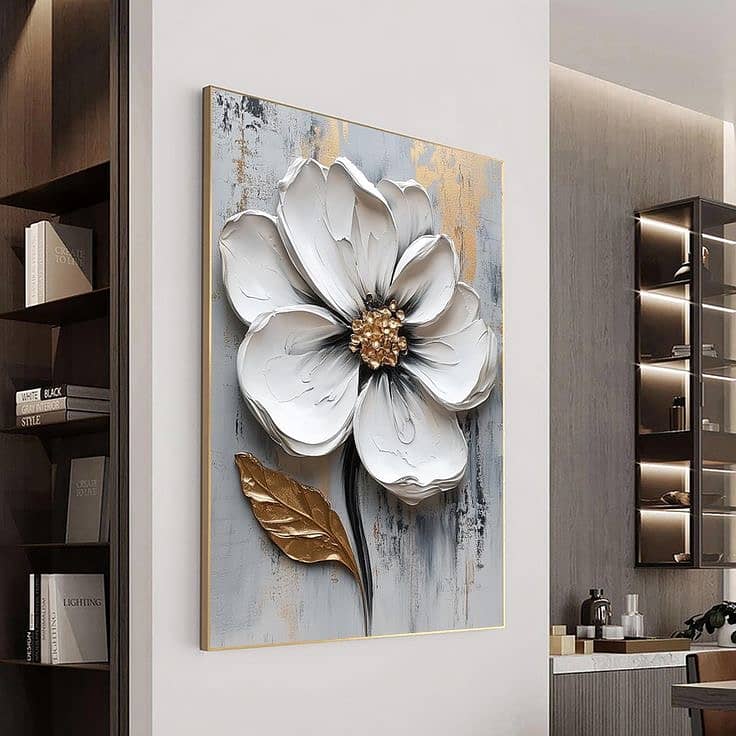 Handmade Floral Wall Hanging 3D Design 11