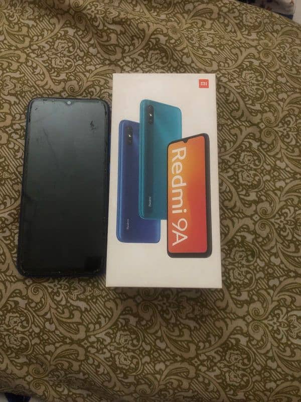 Redmi 9A 2gb 32gb With Box  Dual Sim Official Pta Approved 0