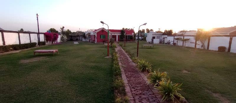 ideal farm house is available for rent in gadap town Karachi. 7