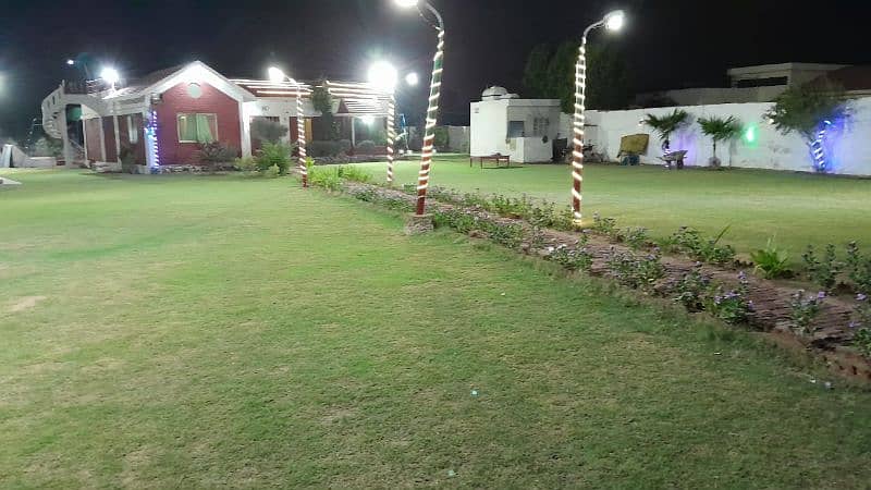 ideal farm house is available for rent in gadap town Karachi. 13