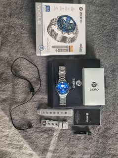 smart watch zero vogue silver blue