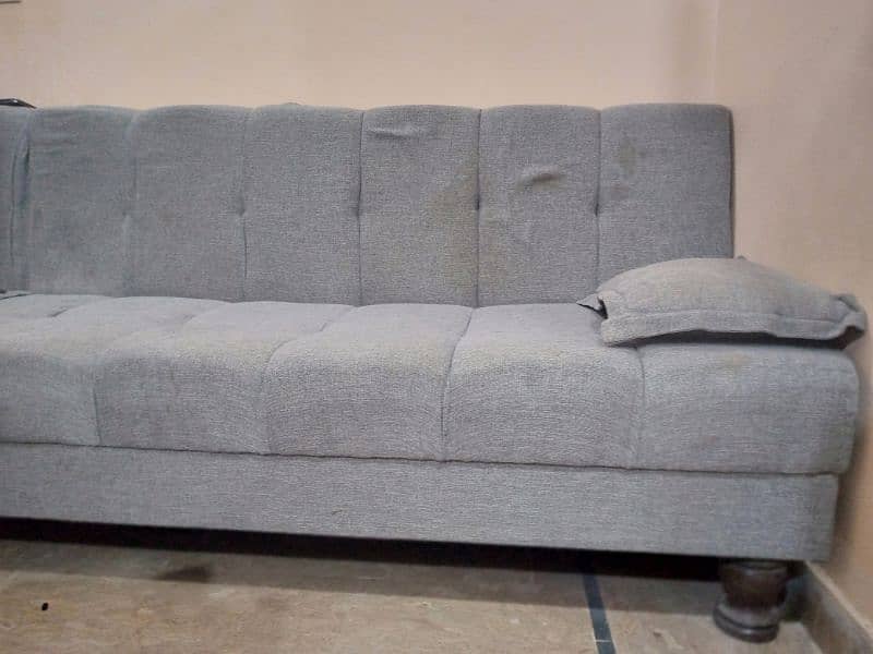 Grey Sofa Cum bed for sale 1