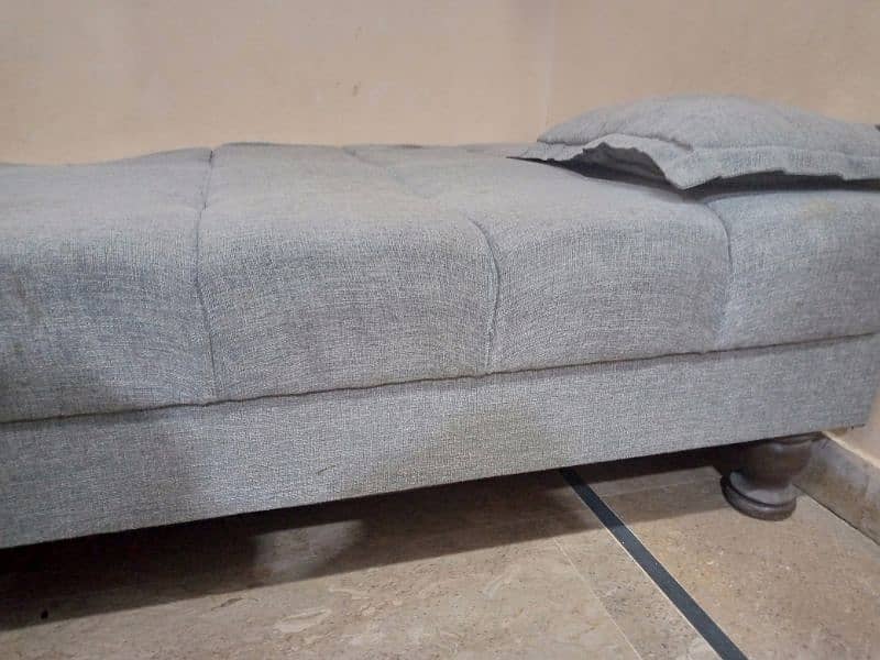 Grey Sofa Cum bed for sale 3