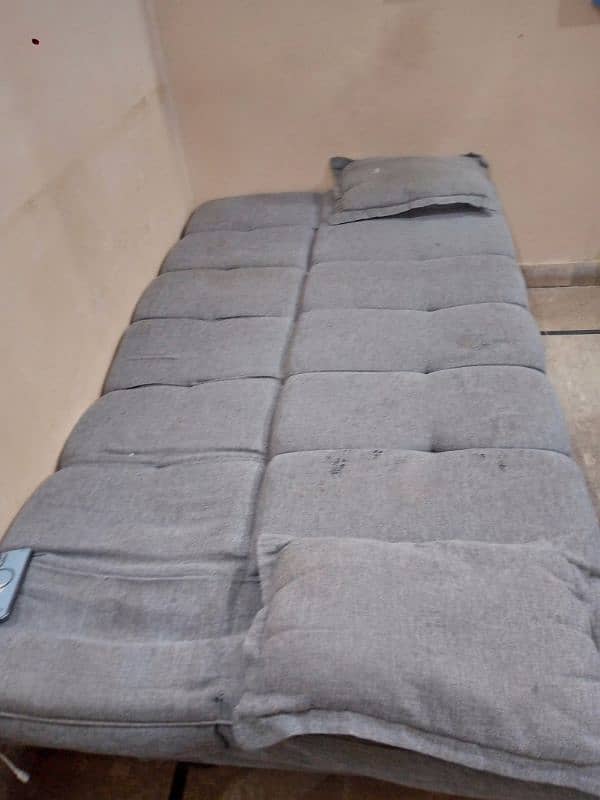 Grey Sofa Cum bed for sale 4