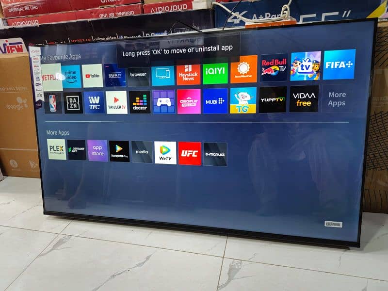 4k uhd Samsung 55" Andriod smart led tv 1