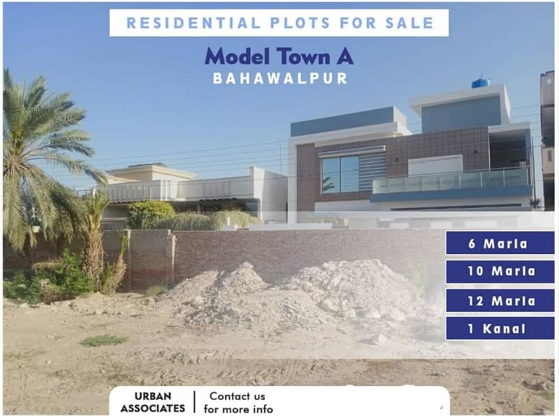 Commercial Plots in model Town A 0